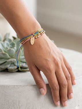 Plunder New Multi-Color Adjustable  Bracelet Friendship Bracelet With Beads